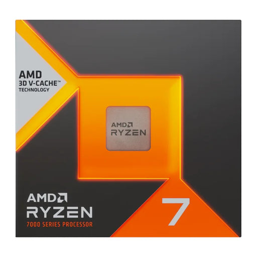AMD Ryzen 7 7800X3D prosessor, 4,2 GHz, 104 MB cache, AM5, 120 W, uten kjøler