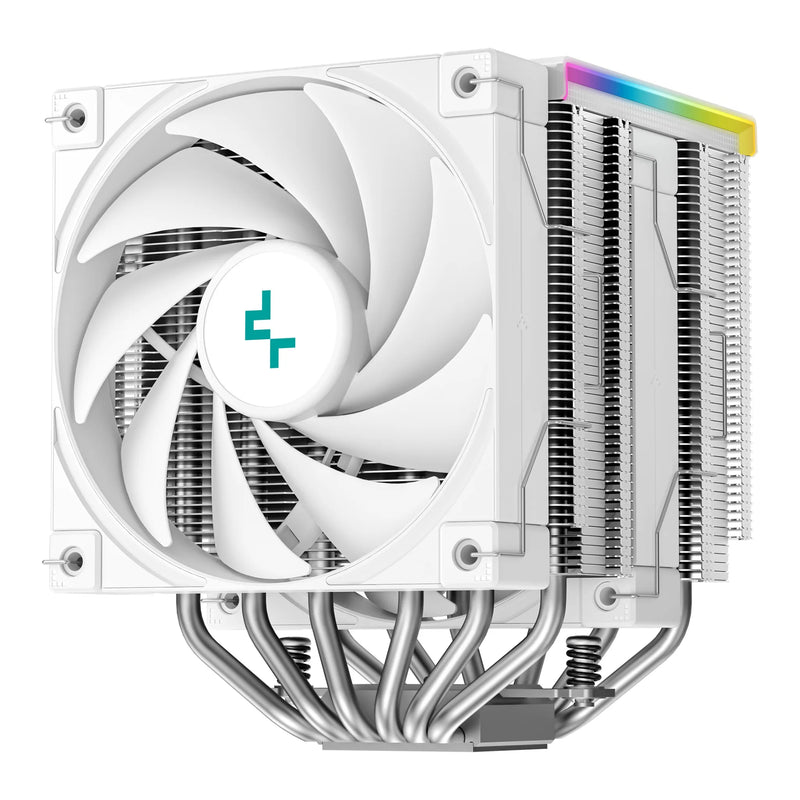 DeepCool AK620 Digital SE prosessorkjøler, hvit, bilde 2