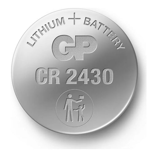 GP Lithium knappcellebatteri CR2430 3 V, 2-pakning