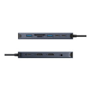 Hyper HyperDrive Next USB-C-hub, 11 porter, midnattsblå, bilde 4