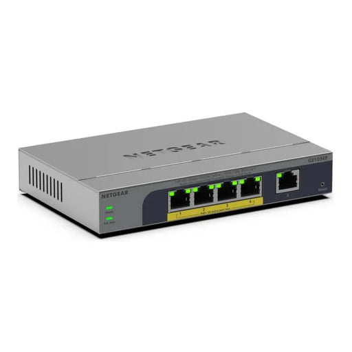 Netgear GS105EP-100EUS (GS105EP) 5-ports gigabit PoE-switch, ustyrt, 63 W PoE