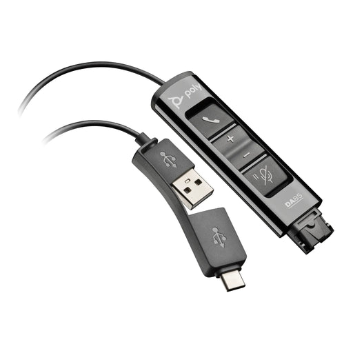 Poly DA85 USB to QD Adapter USB-headset