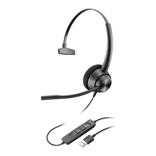 Poly EncorePro 310 Monaural USB-A USB-headset, svart, bilde 3