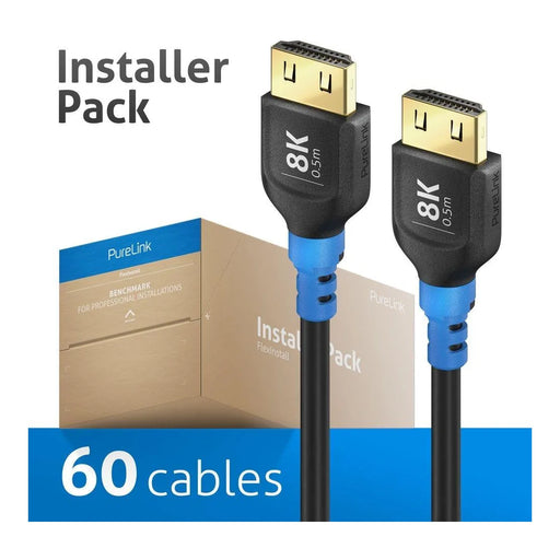 PureLink FlexInstall HDMI-kabel 8K 60 Hz, 0,5 m, svart, 60-pakning