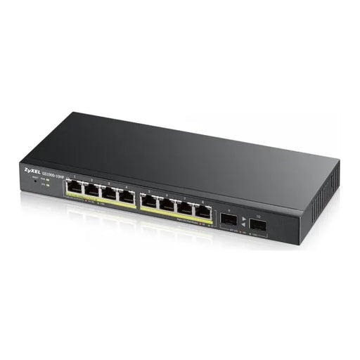 Zyxel GS1900-8HP v3 8-ports gigabit PoE-switch, smart, 77 W PoE